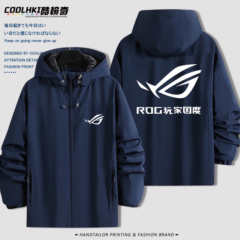 R rog player country Áo Khoác Gió Ba Trong Một Có Mũ Trùm Đầu Phong Cách Thu Đông