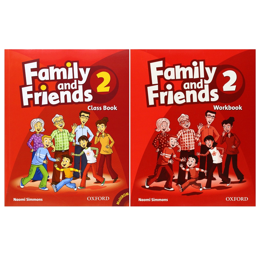 Sách- (Trọn bộ 2 cuốn) Family And Friends 2 (Class Book + WorkBook)
