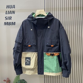áo hoodie nam,bigsize,thời trang nam,áo unisex,áo đôi nam nữ,đồ bộ nam,Áo Khoác Có Nón Phối Màu Tương Phản Thời Trang Mùa Xuân 2023 Phong Cách Hồng Kông Cho Nam,hoodie zip form boxy,local brand,áo đông nam,set đồ nam bigsize