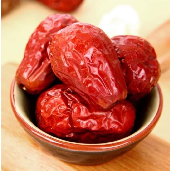 Shop táo đỏ hữu cơ tân cương sấy khô dẻo bổ khí huyết đẹp da size đại đóng túi zip 500g