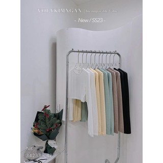 Áo td trơn cổ tròn 5 màu   