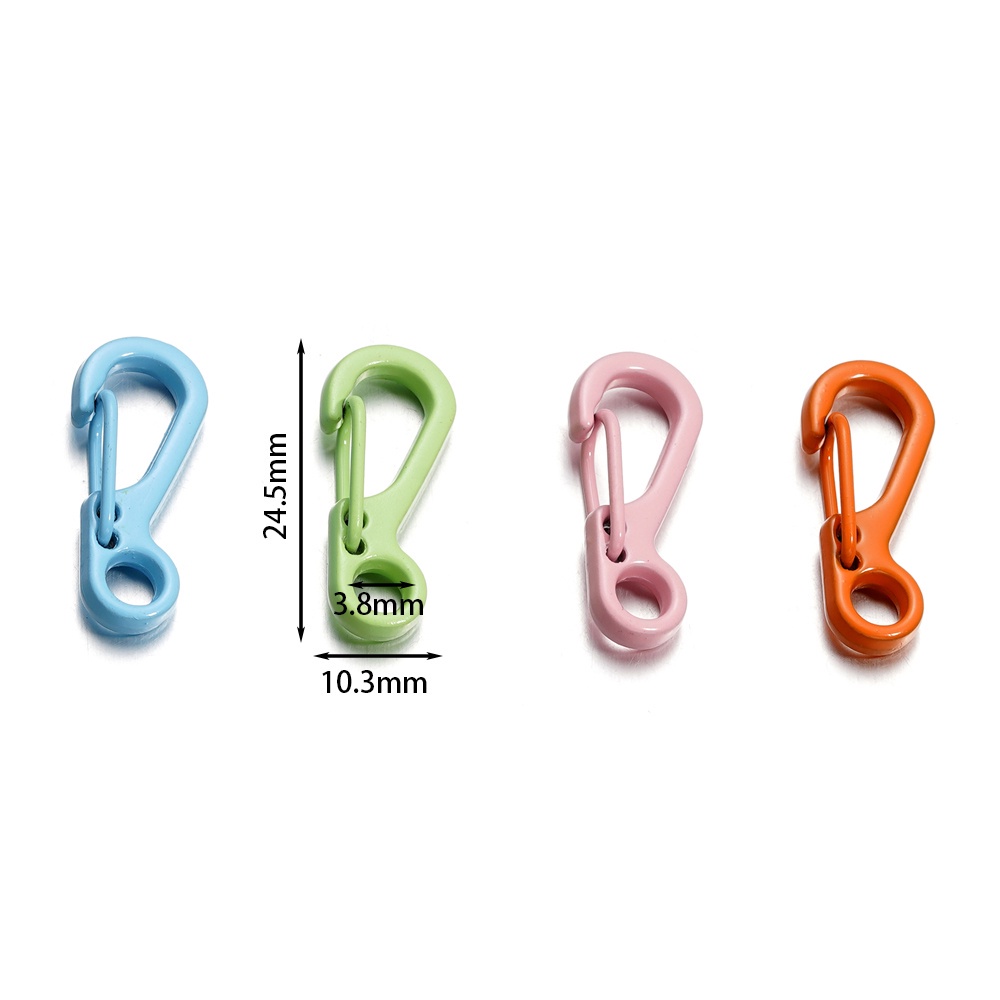 St.kunkka Set 10 Móc Khóa Hình Móng Vuốt Màu Sắc Ngọt Ngào Dùng Làm Móc Khóa diy