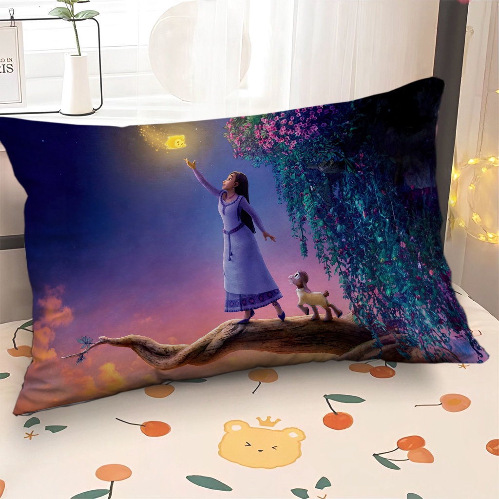 Disney Vỏ Gối polyester Hình Chữ Nhật Một Mặt Trang Trí Nhà Cửa  wish 2023
