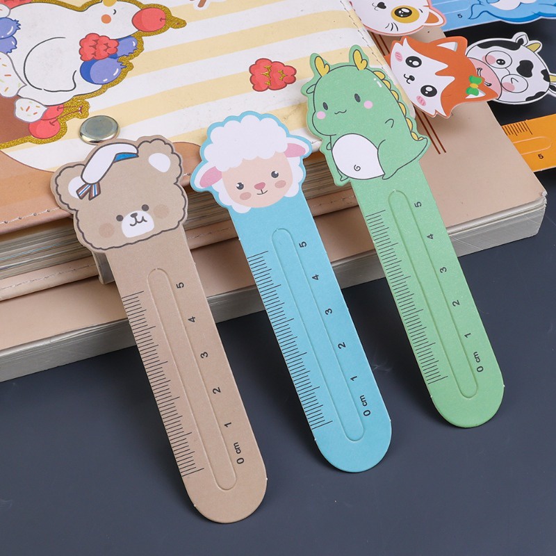 Bộ 50 Giá Đỡ Sách Giấy Vẽ Hình Động Vật Dễ Thương Sáng Tạo