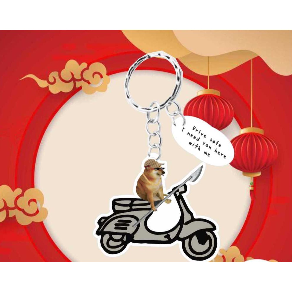 Móc khóa Drive Safe -lái xe an toàn
