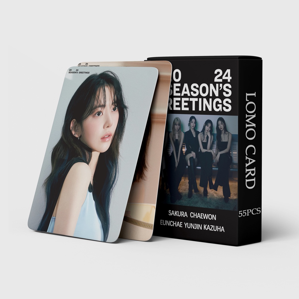 LE SSERAFIM 2024 Season's Greetings Photocard LESSERAFIM Perfect Night UNFORGIVEN GIRLS SAKURA Lomo Card
