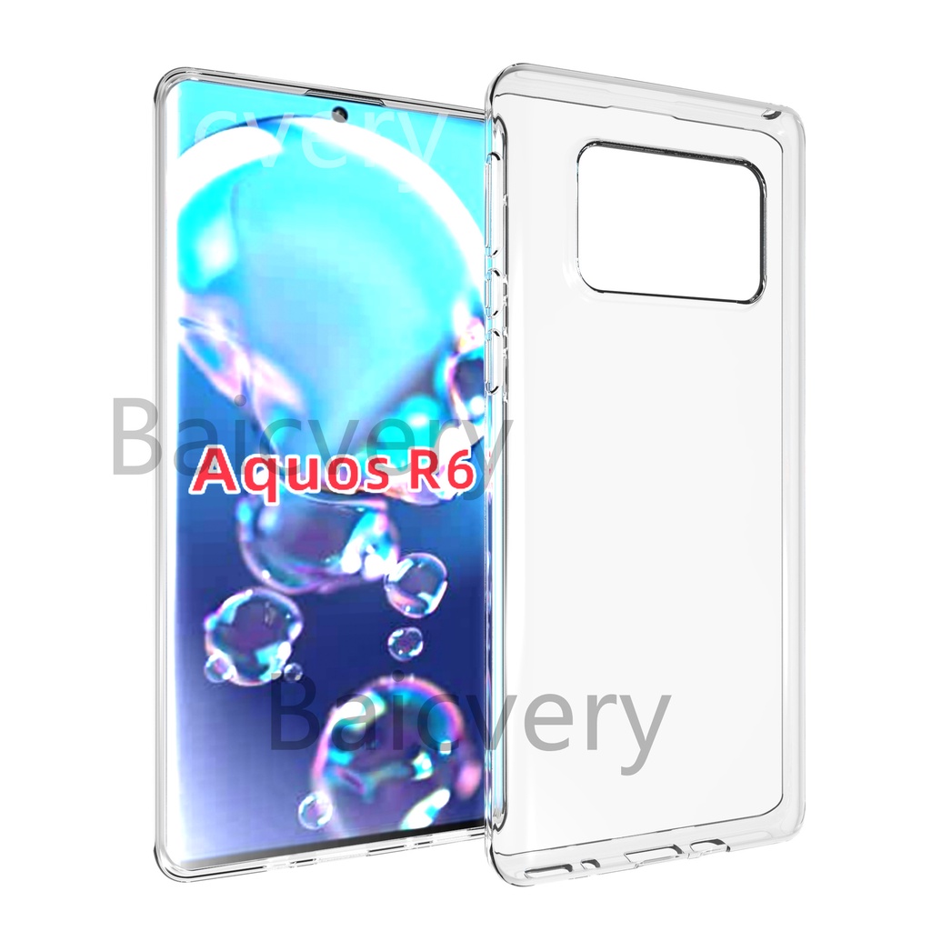 Ôp Điện Thoại tpu Dẻo Trong Suốt Siêu Mỏng Thời Trang Cho sharp aquosr6 aquos r6 sh-51b Ốp