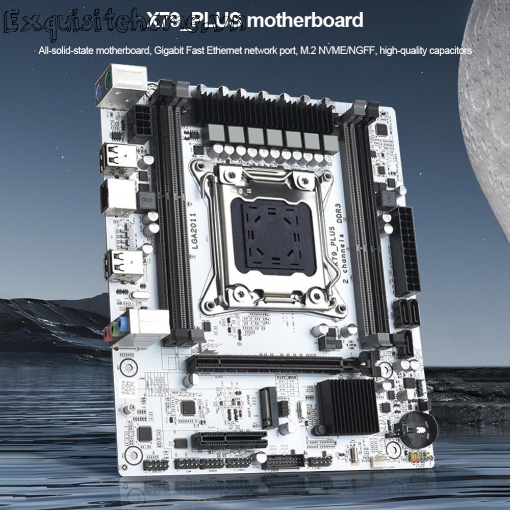 Bo Mạch Chủ x79 Kênh Đôi Dành Cho Máy Tính lga 2011 m.2 nvme rj45