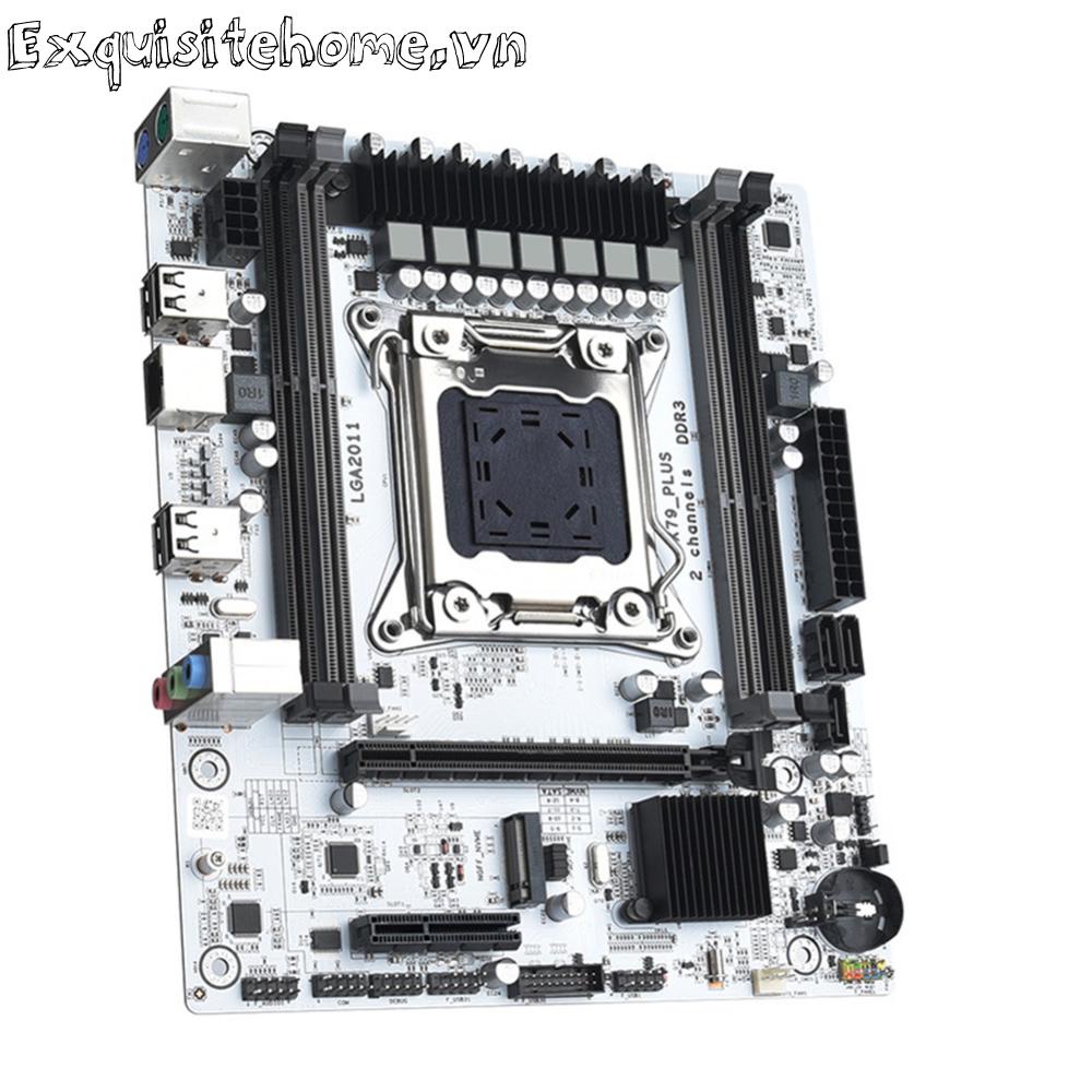 Bo Mạch Chủ x79 Kênh Đôi Dành Cho Máy Tính lga 2011 m.2 nvme rj45