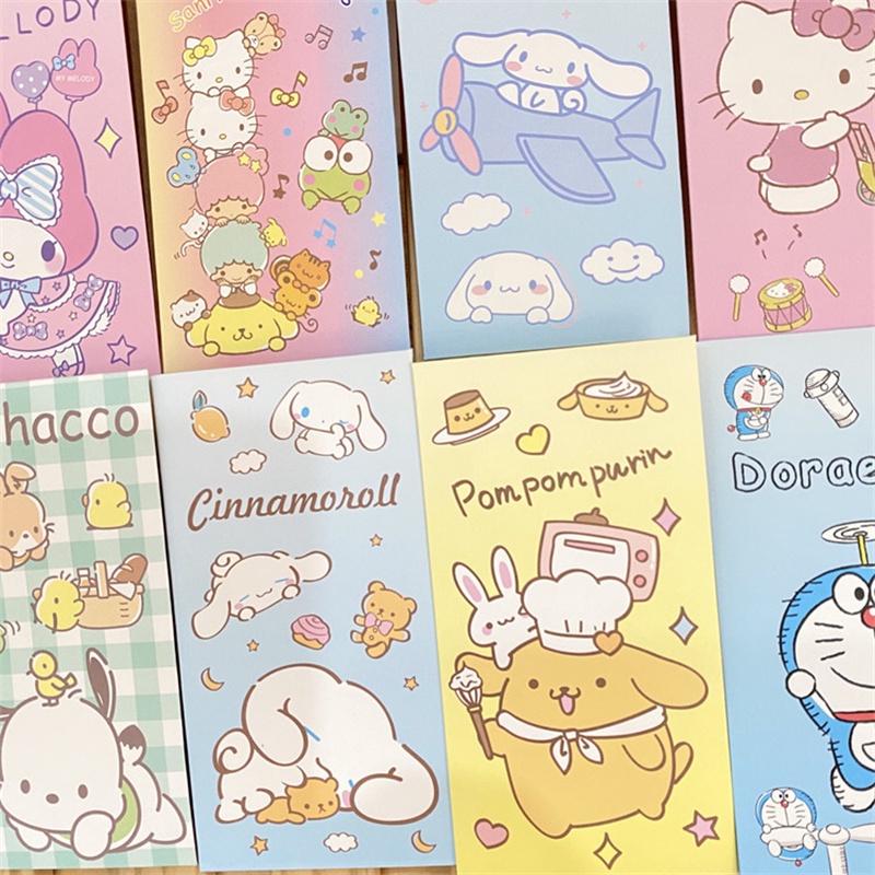 Bộ 4 Bao Lì Xì Đỏ Hoạt Hình sanrio melody 2024