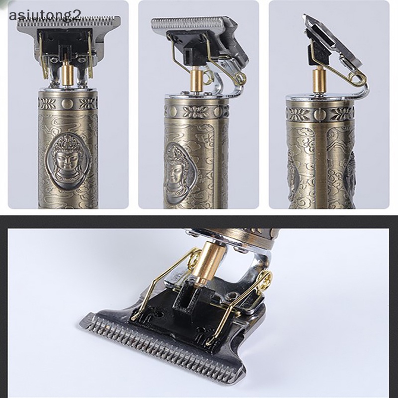 Lưỡi Tông Đơ Cắt Tóc Hình Chữ t Kèm Giá Đỡ t9 Thay Thế Tiện Dụng