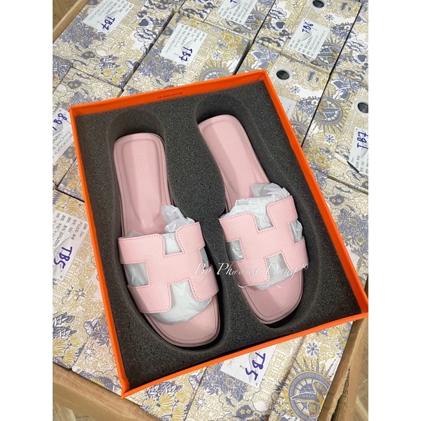 Dép HM Hồng Nhạt Hàng fullbox, bill, túi giấy