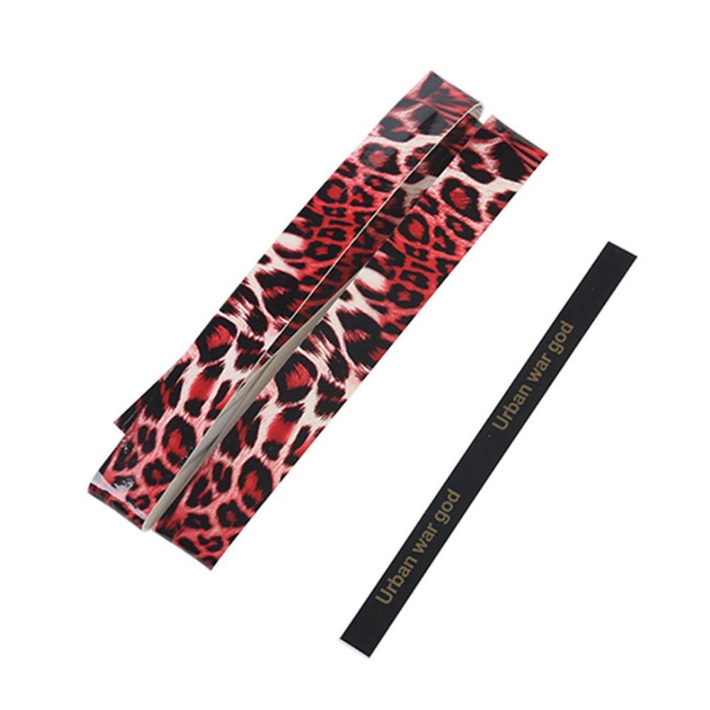 Muvako Băng Quấn Cán Vợt Cầu Lông Thấm Hút Mồ Hôi Thoáng Khí In Họa Tiết Da Báo Nhiều Màu Sắc