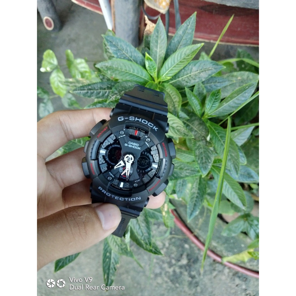 Đồng hồ thể thao nam nữ G-Shock GA-120-1A Full phụ kiện