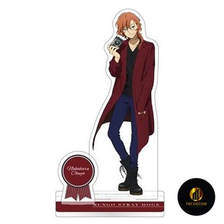 Mô hình Standee Bungou stray dogs Văn hào lưu lạc tượng acrylic anime mica chibi trang trí