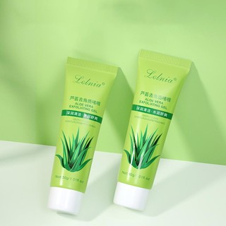 Gel Tẩy Tế Bào Chết Lelnia Chiết Xuất Lô Hội Dưỡng Ẩm Làm Sạch Da Mặt 30