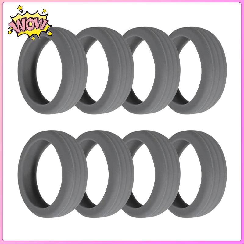 Bộ 8 Miếng silicone Bọc Bảo Vệ Bánh Xe Vali 1.9inch-2.5inch