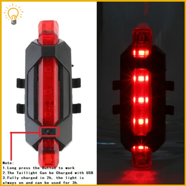 Bộ Đèn Pha led usb Kèm Sạc Chuyên Dụng Cho Xe Đạp Leo Núi