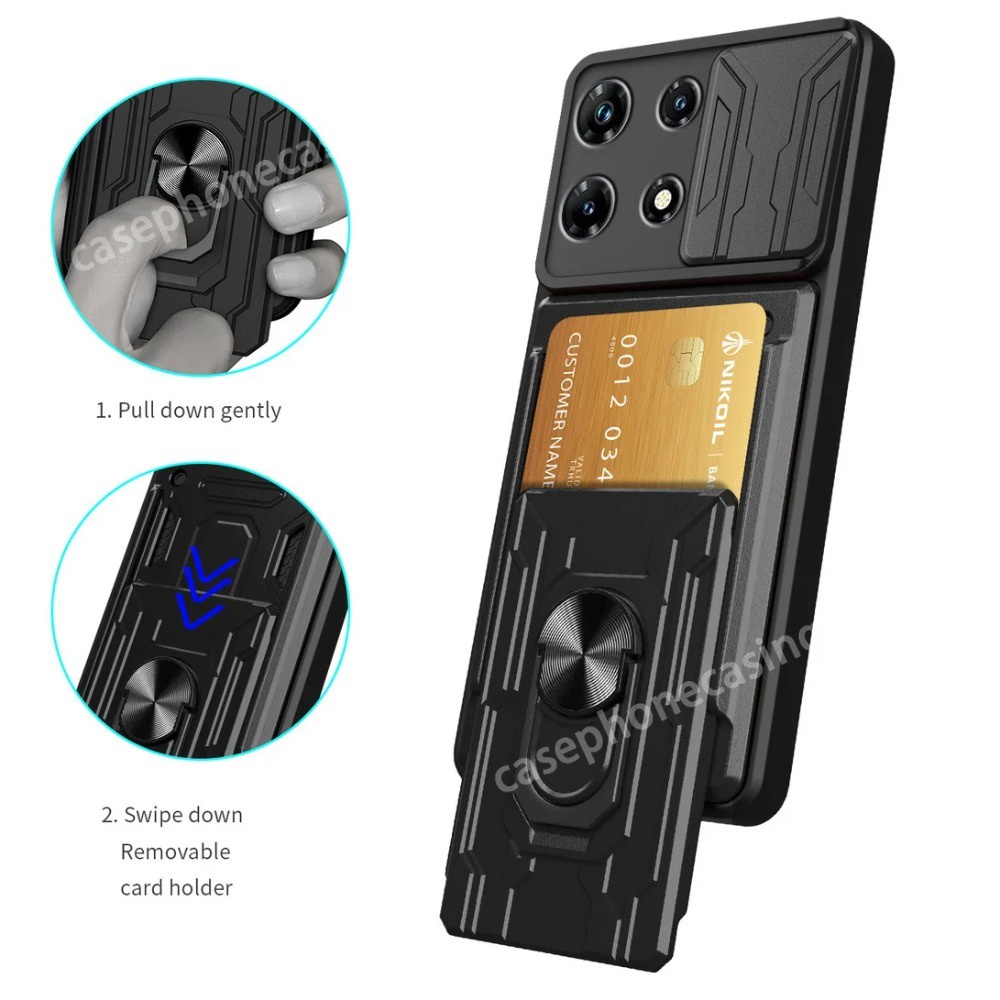 Ốp Điện Thoại Dạng Giáp Có Vòng Đỡ Nam Châm Cho infinix note 30 pro 30pro vip hot 30 30i hot30 zero30 zero 30 2023
