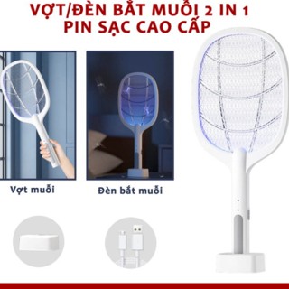 Vợt Muỗi Kiêm Đèn Bắt Muỗi 2 In 1 Đa Năng