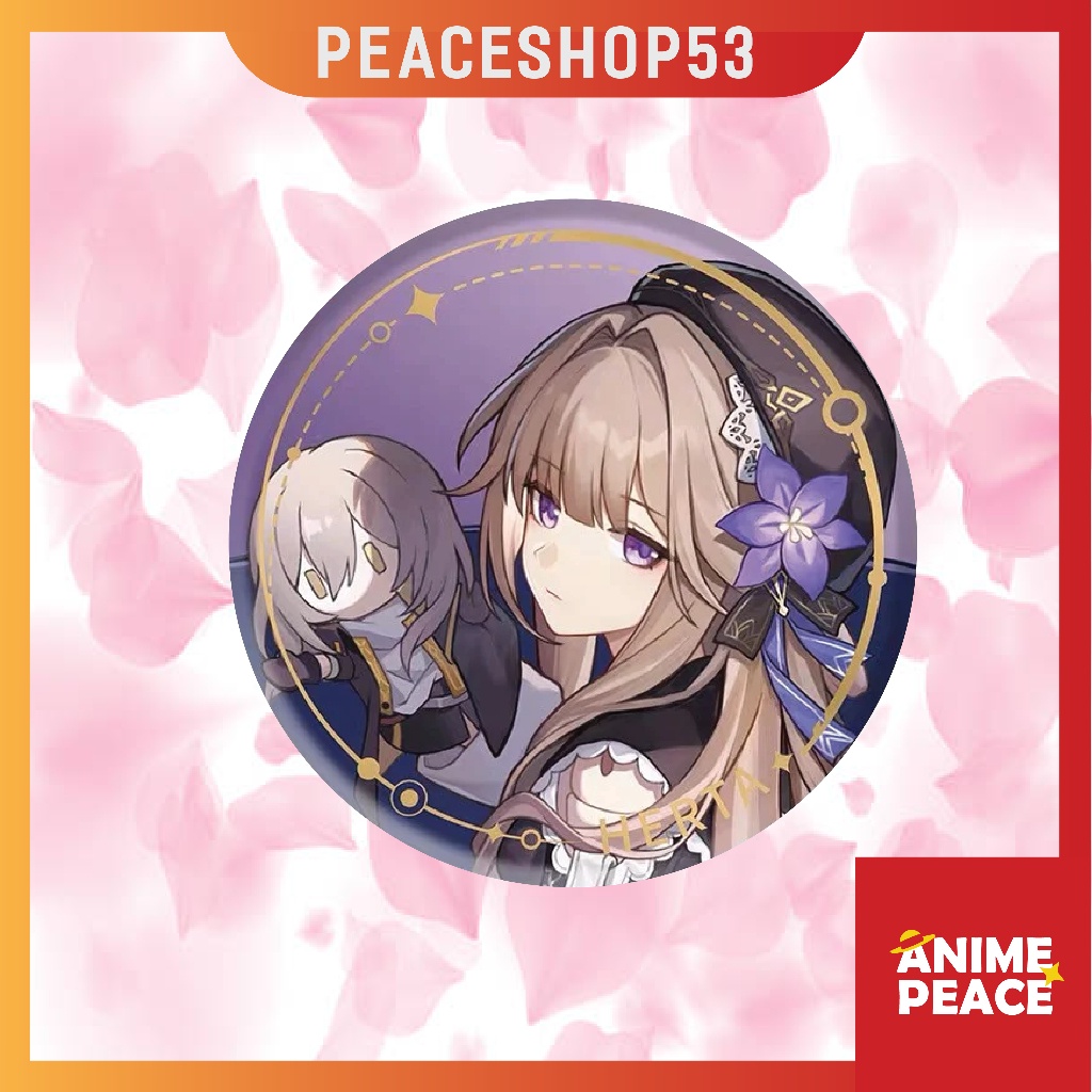 Huy hiệu Honkai Star Rail Phụ Kiện Anime Manga Game Honkai Star Rail HH60