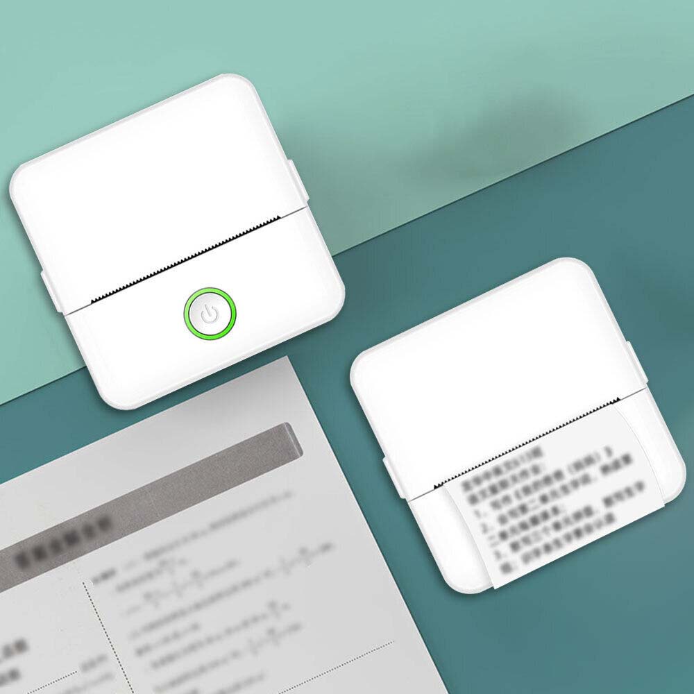 Pocket Printer Portable Thermal Printer Inkless Mini Wireless Printer for Home School Office