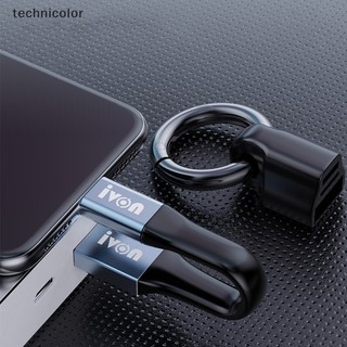 Đang Giảm Giá Dây Cáp Sạc micro usb type c Ngắn Có Móc Khóa