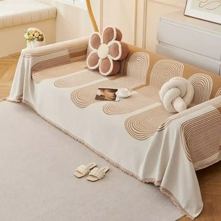 Vỏ Bọc Ghế sofa Hai Mặt Bằng Vải chenille Dày Dặn Chống Trượt Đơn Giản Hiện Đại
