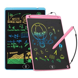Bảng vẽ tự xóa thông minh bảng lcd tự xóa 8.5 inch cho bé tập viết tập vẽ, bảng viết tự xóa 8.5 inch đa sắc