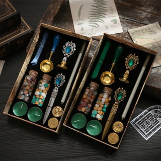 Bộ Sáp Đóng Dấu Phong Cách Retro