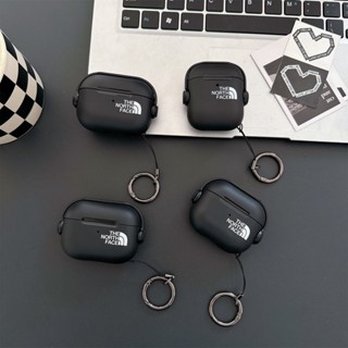 THE NORTH FACE Hộp đựng AirPods Vỏ tai nghe mặt Bắc tương thích cho AirPods 4 1 / 2 thế hệ thứ 3 pro 2 2023 Hỗ trợ Tai nghe không dây mới Vỏ bảo vệ