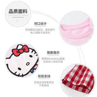 Đầm Hello Kitty Màu Đỏ Dễ Thương Cho Bé Gái