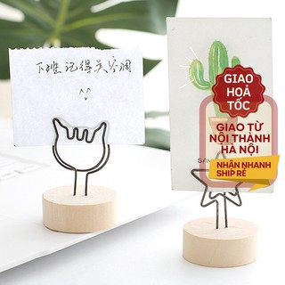 Đế kẹp ảnh chụp/giấy ghi chú để bàn đáng yêu trang trí cho nhà ST483