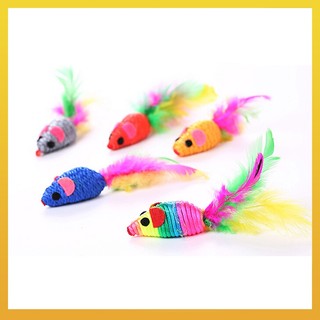 Đồ chơi chuột giả bằng nhựa cho mèo cưng