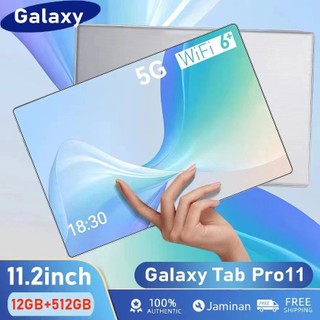 Máy tính bảng mới 16GB + 512GB Máy tính bảng Galaxy 11,2 inch máy tính bảng giải trí giá rẻ dành cho học tập và văn phòn