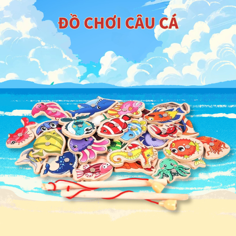 Đồ Chơi Câu Cá - Trò Chơi Câu Cá Magnetix: Dạy Kỹ Năng Sáng Tạo & Kỹ Năng Thực Hành Cho Bé 3-7 Tuổi