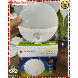   Chính hãng  Đèn Led cảm biến chuyển động gắn tường ốp trần 15W Rạng Đông -Đường kính 180mm -Model GT16.PIR 