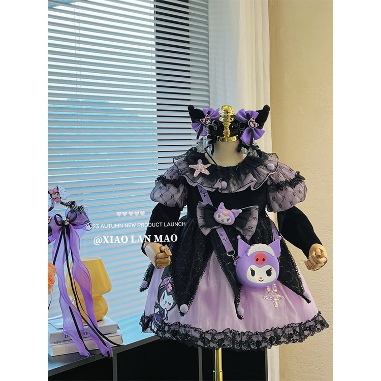 Đầm lolita Phối Ren Xinh Xắn Theo Phong Cách Mùa Thu Dành Cho Bé Gái 23 Tuổi