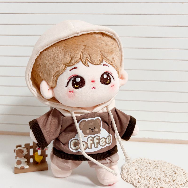 Bộ Đồ Bằng Vải cotton 20cm Không Gây Kích Ứng Dễ Thương Dành Cho Búp Bê 0901