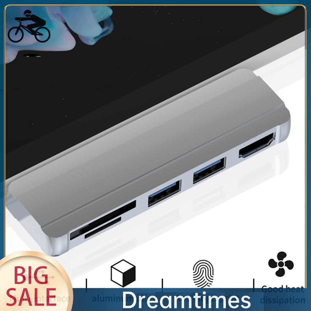 Bộ Chia Cổng usb 3.0 tf hdmi 4k dreamtimes1.vn Cho surface pro 6 pro 5 pro 4 hub