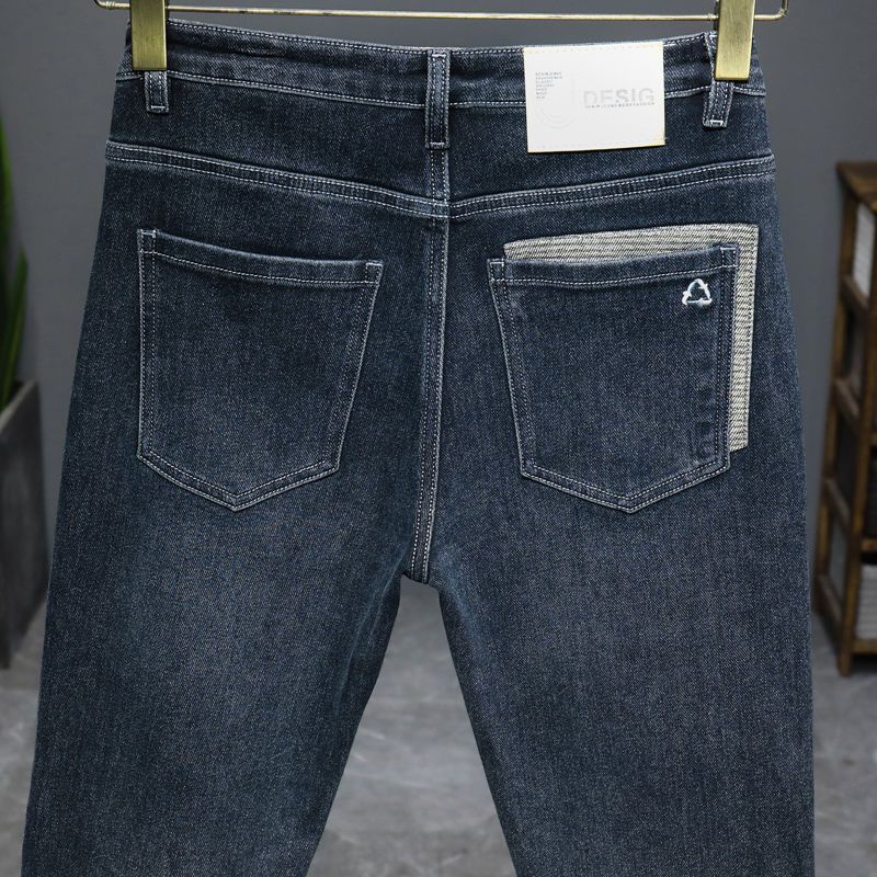Quần jeans Lưng Vừa Thêu Họa Tiết Thời Trang Cho Nam