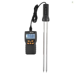 Đồng hồ đo độ ẩm kỹ thuật số hạt lúa mì lcd - 10~60°máy đo độ ẩm nhiệt độ c 2% ~ 30%