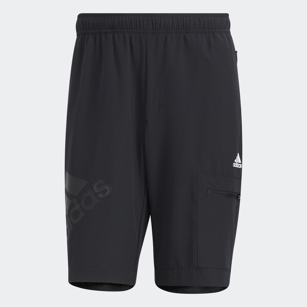 Adidas Phong cách sống Quần Short Dệt Thoi BrandLove Nam Đen HE7421