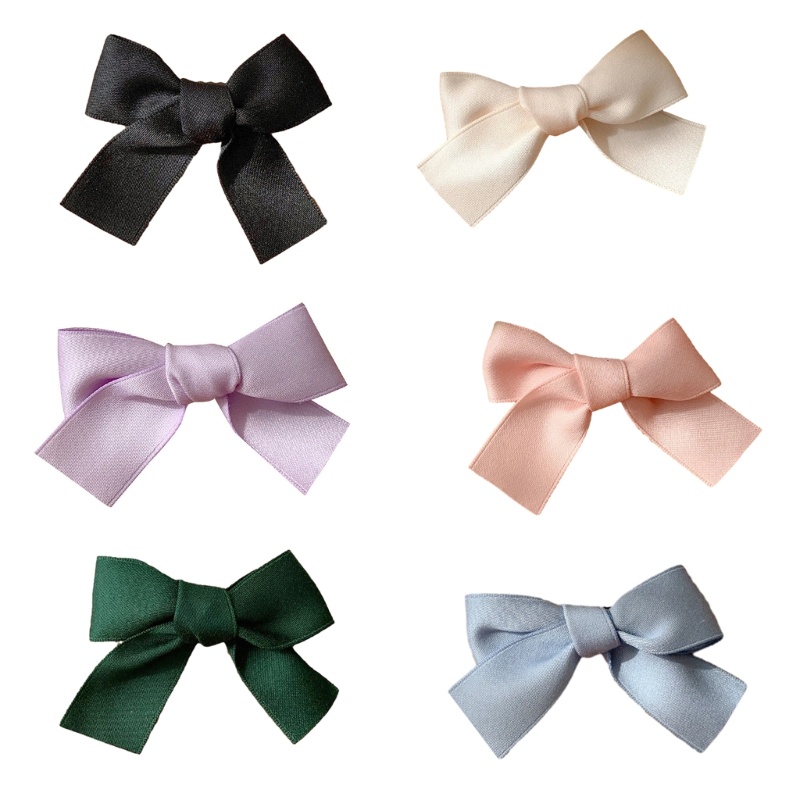 Kẹp Tóc Đính Ruy Băng Xinh Xắn Cho Bé Gái