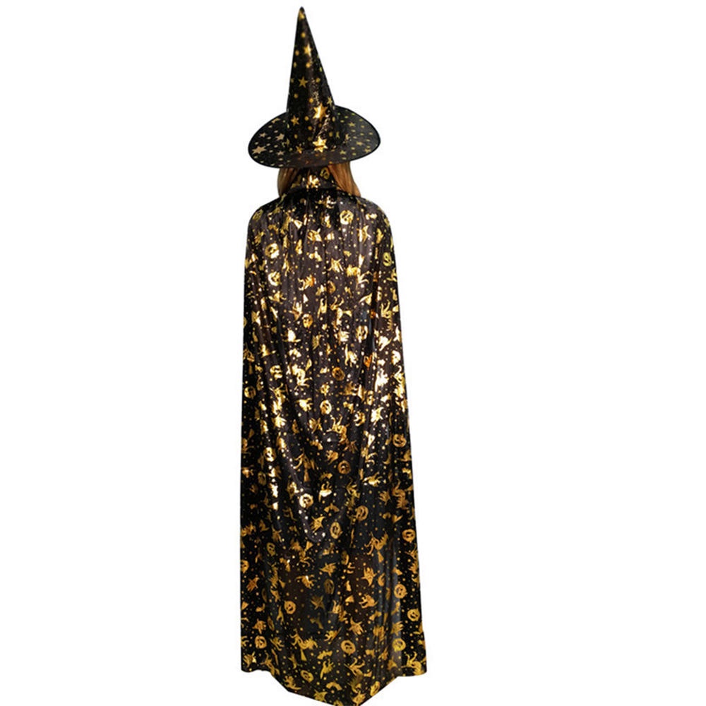 Áo Choàng Hóa Trang Phù Thủy halloween Cho Bé Trai Và Bé Gái