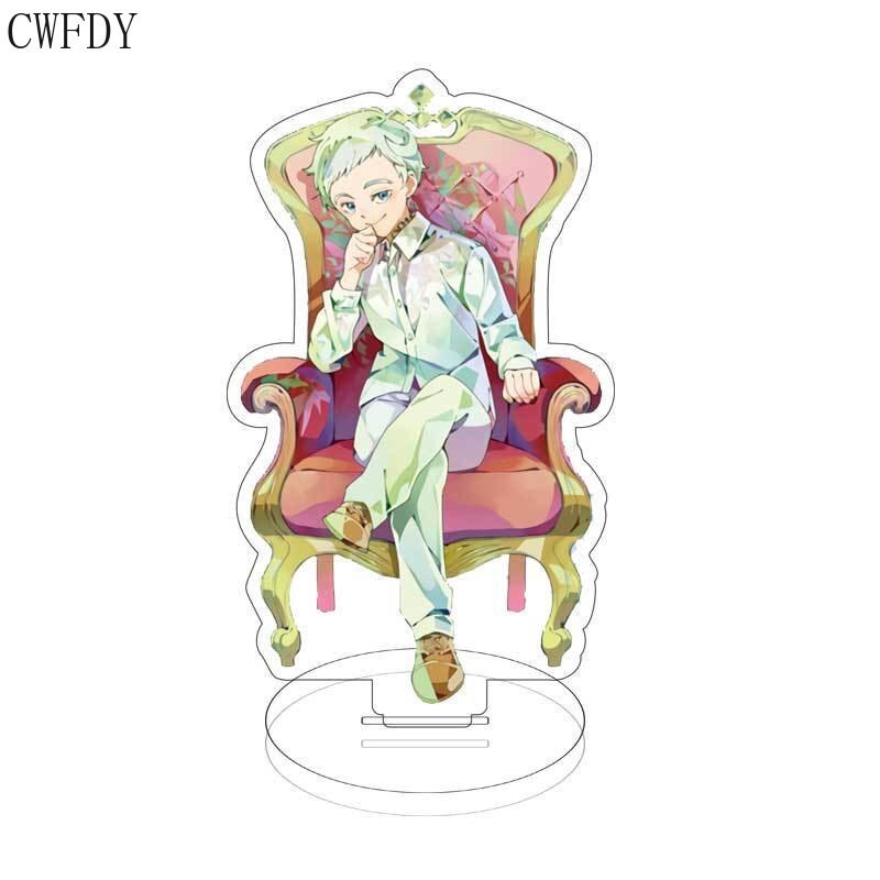 Mô hình Standee New 2023 The Promised Neverland Acrylic Miền Đất Hứa decor góc học tập để bàn 15cm