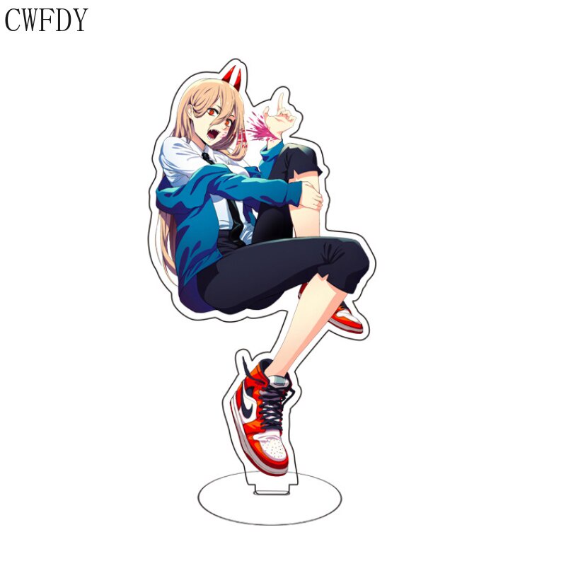 Mô hình Standee Anime Chainsaw Man Acrylic Stands Model Plate Collectible Pochita Power Makima 15CM
