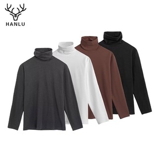 Hanlu Áo Vải Dài Tay Dáng Ôm Đơn Giản Đa Năng Thời Trang Chất Lượng Cao Thân Thiện Với Da Ấm Áp Và Da Chất Lượng Cao Cho Nam