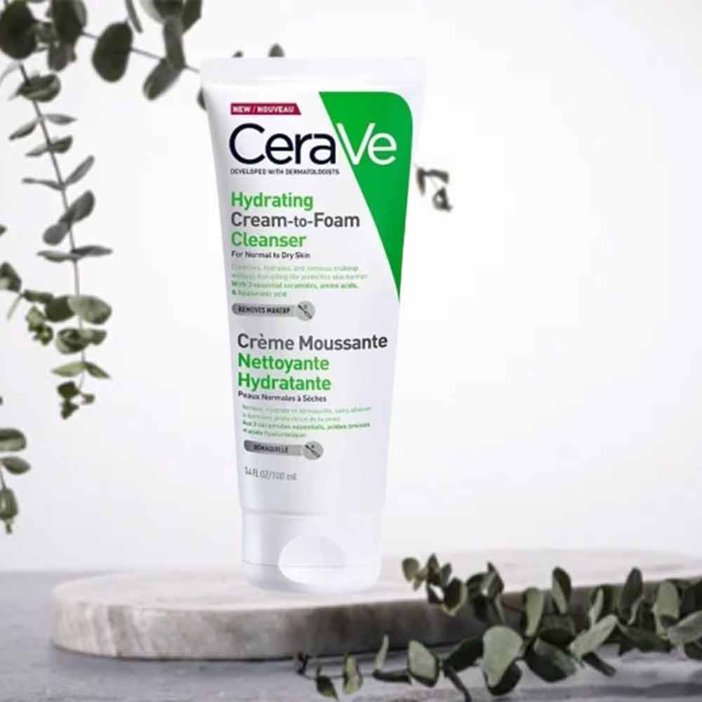 CeraVe 24h moisturizing amino acid foam facial cleanser