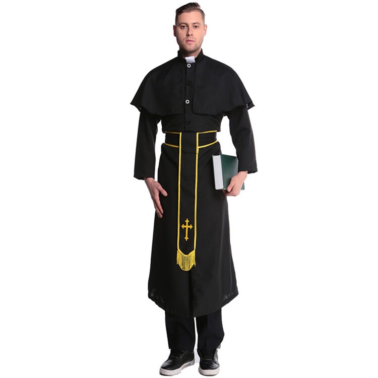 Áo Choàng Hóa Trang Thầy Công Giáo Dịp halloween Cho Nam
